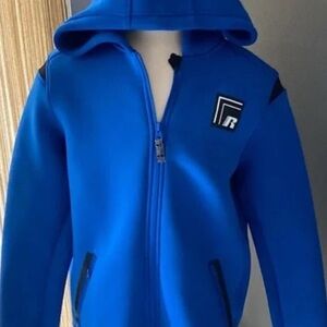 Russell Athletic Vibrant Blue Kids Hoodie new never worn without tags